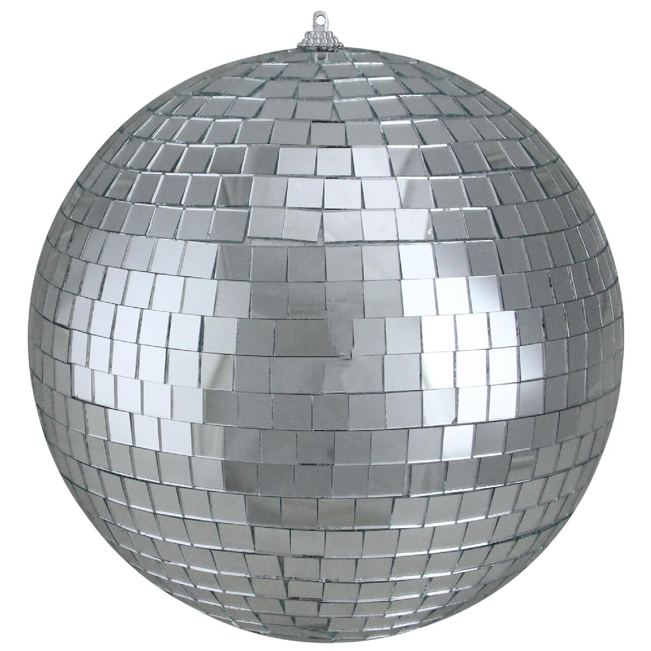Northlight Silver Splendor Mirrored Glass Disco Ball Christmas Ornament 6" (150mm)